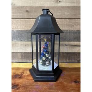 Omega Bright Designs Moving Projection Christmas Lantern 17” Tall
